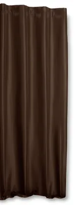 Produktbild von Thermovorhang Kräuselband braun blickdicht Gardine Alaska Vorhang 140x245 cm