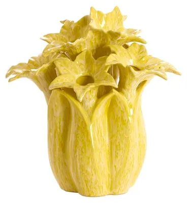 Produktbild von Light&living Vase, Nachbildung SAMPAGA, Ø 26,5 x 28 cm, Keramik, gelb