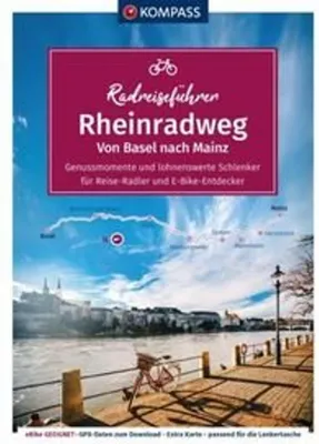 Zdjęcie produktu dla KOMPASS Radreiseführer Rheinradweg von Basel bis Mainz