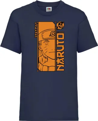 Immagine prodotto di Maglietta per bambini Naruto Uzumaki 02 Naruto Konoha, 7-8 Jahr - 128 , Bleu foncé