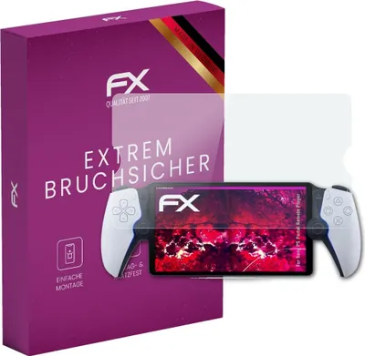AtFoliX Panzerschutzfolie Für PS4 – Mattiert, Entspiegelt Und Stoßsicher, 3er Set