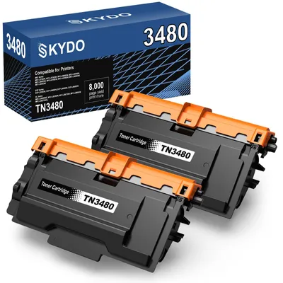 Toner TN3480 Kompatibel 2er-Pack Schwarz