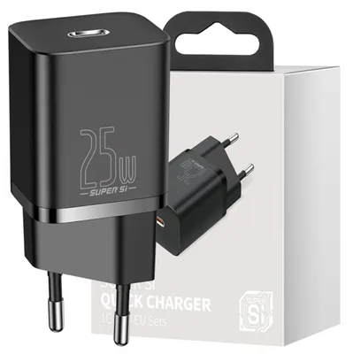 Immagine prodotto di Caricabatterie rapido Baseus Super Si 1C 25W (nero)