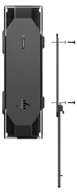 Zdjęcie produktu dla HP Komputerowy uchwyt montażowy B600 Z, 494 g, 256,5 mm, 130 mm, 13,2 mm, 300 mm, 155 mm