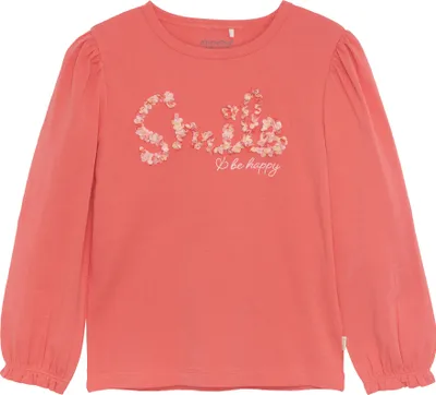 Produktbild von Minymo Mädchen Kinder Longsleeve Langarmshirt Shirt Rundhals 95% Baumwolle, 5% Elasthan Regular Fit