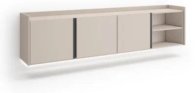 Immagine prodotto di Mobili TV effetto legno beige 207x35x50cm sospeso