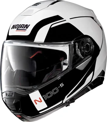 Obrázok produktu pre Prilba Nolan N100-5 Consistency N-Com, čierna/biela, XXS (54)