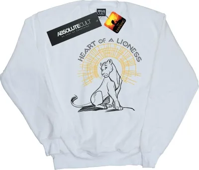 Produktbild von Disney - "The Lion King Heart Of A Lioness" Sweatshirt für Damen BI22232 (XL) (Weiß)