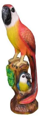 Image de Papagai Ara abstrait Décoration de jardin Statue Figures Sculpture Nouveau