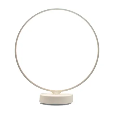Produktbild von LIROMA® Ring Tageslichtlampe 10.000 Lux Ø 32 cm – LED Lichttherapielampe mit 3 Lichtfarben, dimmbar, Timer, USB-Anschluss, Touch-Tasten, UV-frei