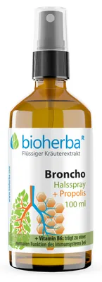Produktbild von Bioherba Halsspray Broncho mit Propolis Extrakt 100 ml