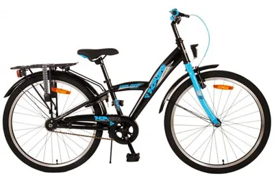 Produktbild von Volare Thombike Kinderfahrrad - Jungen - 24 Zoll - Schwarz Blau