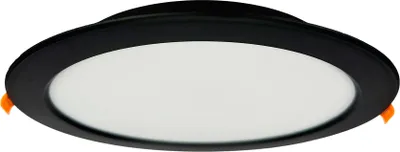 Zdjęcie produktu dla Lampa wpuszczana LED ALEXIS 24W 2270lm IP20 CCT okrągła czarna | HOROZ