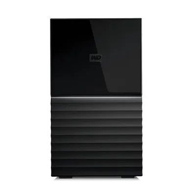 Produktbild von WD My Book Duo WDBFBE0440JBK - Festplatte - verschlüsselt - 44 TB - extern (Stationär) - USB 3.2 Gen 1 - 256-Bit-AES