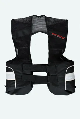 Produktbild von keep-racing® Rippenprotektor Absorber I, Rippenschutz, schwarz/weiß Größe XXS - XXL, Größe:L