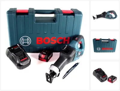 Zdjęcie produktu dla Akumulatorowa piła szablasta Bosch GSA 18V-32 bezszczotkowa 18V w walizce Craftsman + 1x akumulator 5,0Ah + ładowarka