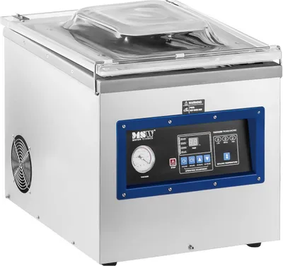 Zdjęcie produktu dla Pakowarka Zgrzewarka Próżniowa Komorowa Do Worków Do Żywności 40Cm 900W Msw Vpm-900K