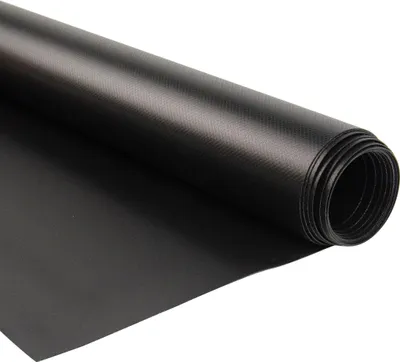 Produktbild von PVC Plane 650 g/m2 Schwarz Matt RAL 9005 Meterware