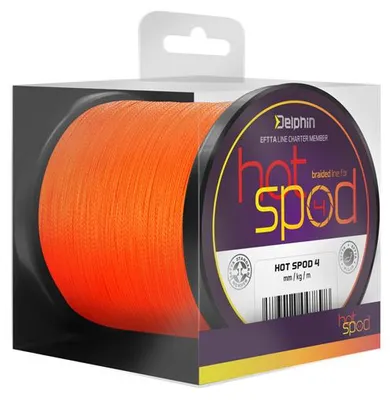 Obrázek produktu pro Delphin HotSPOD 4 Orange 0,14 mm 300 m 9,10 kg Šňůra