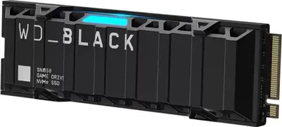 Produktbild von Western Digital Herní disk + chladič SN850 NVMe SSD pro Playstation 1 TB až 7000MB/s Black Neu