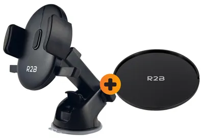 Productafbeelding van R2B Telefoonhouder Auto met Zuignap – Voor Raam en Dashboard – Inclusief Dashboardpad