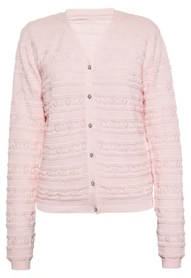 Immagine prodotto di Cardigan da donna EVERA - Rosa tenue, XL