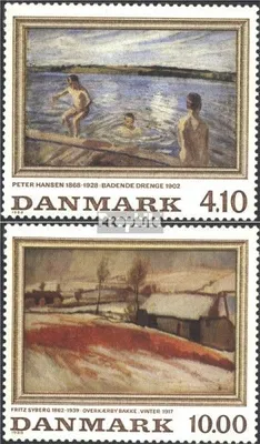 Produktbild von Briefmarken Dänemark 1988 Mi 932-933 (kompl.Ausg.) postfrisch Gemälde II