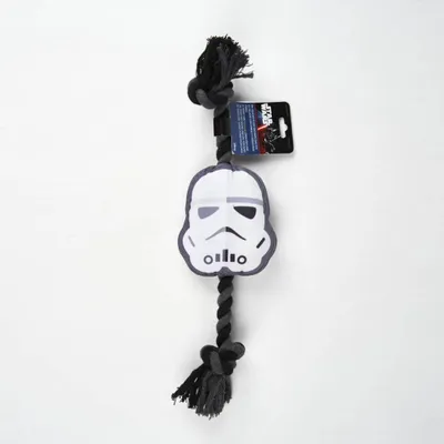 Produktbild von Star Wars quietschendes Plüsch- und Seilhundespielzeug