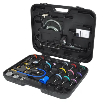 Zdjęcie produktu dla KS TOOLS MASTER Zestaw diagnostyczny układu chłodzenia, 25-częściowy ( 150.1930 )