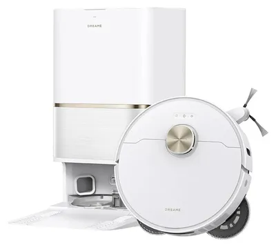 Zdjęcie produktu dla Dreame RLL51SE-WHITE, Worek na kurz, Biały, Okrągły, 0,25 l, Ładowanie, Mop washing, 75 dB
