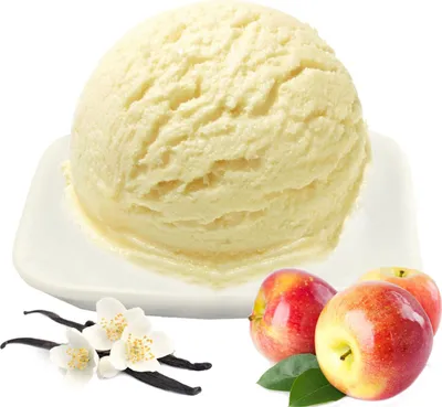 Image de Vanille Pomme Glace Low Carb Poudre Vegan sans sucre, sans lactose 1 kg