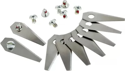 Produktbild von 9x náhradné nože / žacie nože (1,00 mm) pre robotickú kosačku Bosch Indego