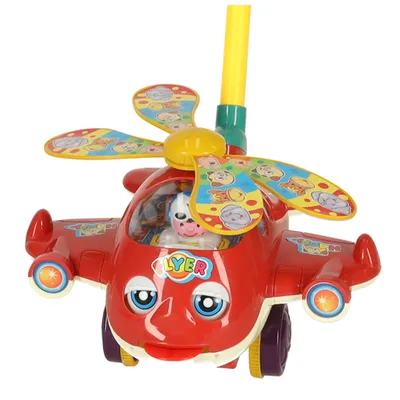 Produktbild von Push-Stick-Helikopter-Flugzeug mit Sound