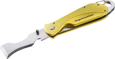 Immagine prodotto di Coltello cutter multifunzione 10 in 1 taglierino tascabile pieghevole, metallo, per campeggio escursionismo outdoor, Top Master Pro