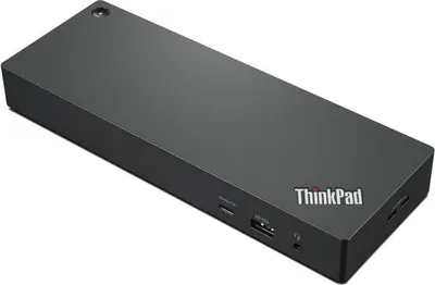 Produktbild von Lenovo ThinkPad Universal Thunderbolt 4, Kabelgebunden, Thunderbolt 4, 3,5 mm, Schwarz, cULus, FCC, ICES, NOM, Gleichstrom