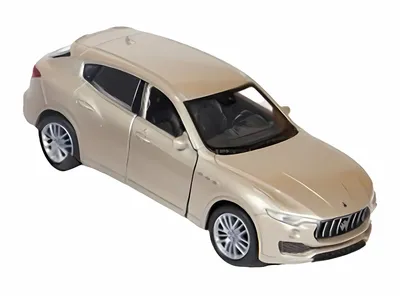 Produktbild von Maserati Levante Modellauto aus Metall mit Rückzug Modell Auto Spielzeugauto 67 (Champagner-Metallic)