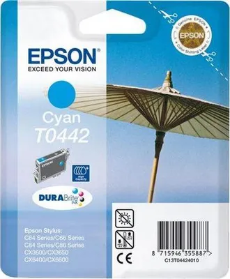 Immagine prodotto di Epson T0442 - Cartuccia d'inchiostro / Ciano (13 ml)