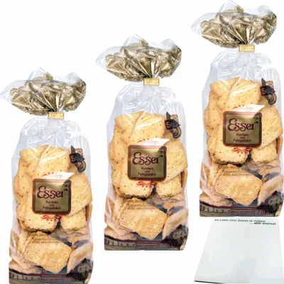 Produktbild von Esser Butterkekse 3er Pack (3x300g Beutel) + usy Block