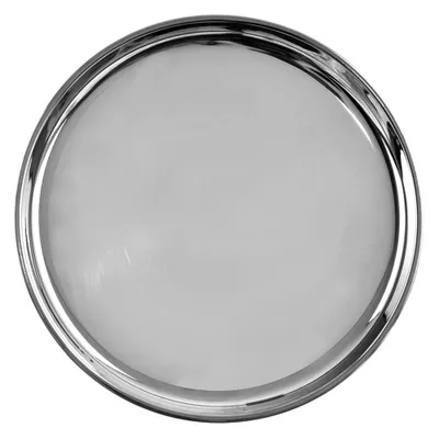 Obrázok produktu pre Oceľový podnos Kuchynský podnos Tanier Servírovací tanier okrúhly 23 cm