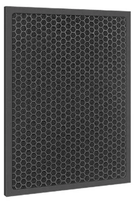A close-up image of an activated carbon air filter.