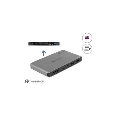 Obrázok produktu pre Delock 87777 DELOCK Thunderbolt 3 Dockingstation 8K Dual DP/USB/LAN/SD/..