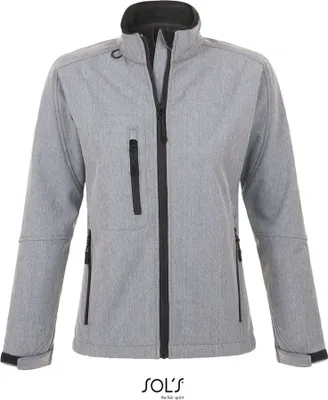 Immagine prodotto di SOLs 46800 | Giacca Softshell da donna Roxy - Colore: Grigio Melange - Taglia: XXL