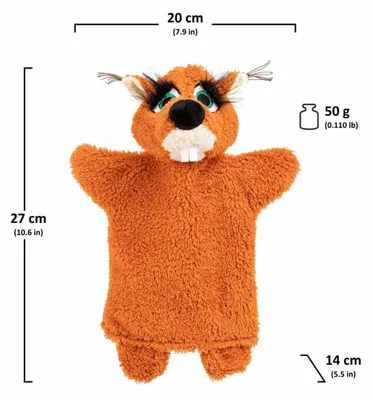 Produktbild von Mährischer PBX Veverka 27 cm, verrückter Maňásek