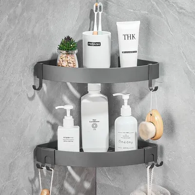Produktbild von Eckdusche-Organizer ohne Bohren für Badzubehör