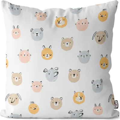 Produktbild von VOID Kleine Tiere Katze Hund Hase Kissenbezug Kissenhülle sofa couch wohnzimmer dekoration wasserfest Outdoor Kissen bezug deko