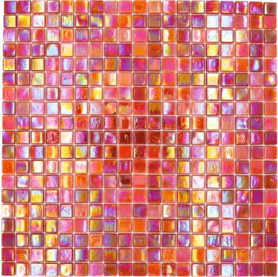 Produktbild von Glasmosaik GM MRY 933 31,7x31,7 cm mix rot