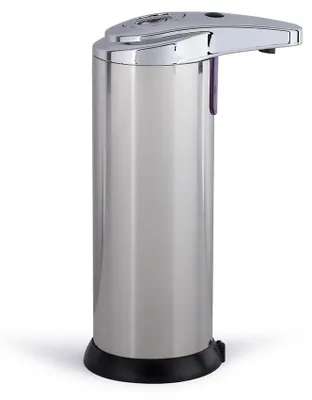 Seifenspender mit Sensor, 220 ml, Edelstahl, silber, berührungslos
