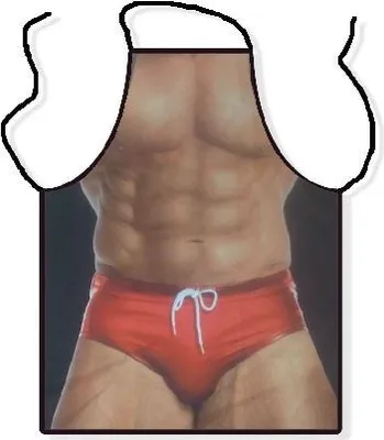 Imagen del producto de Delantal - Hombre con traje de baño - Talla única