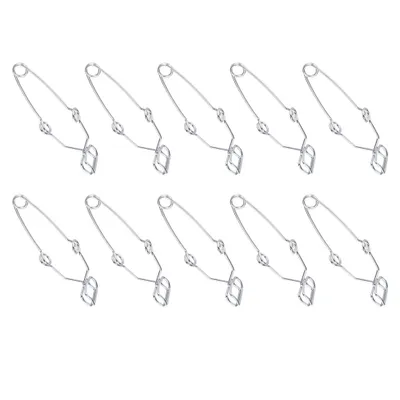 Image de 10 pinces pour tubes à essai, supports d'expérimentation à usage laboratoire, grande taille