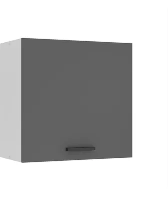 Produktbild von Belini Hängeschrank Küche, Küchenschränke SG. Breite 60 cm. Oberschrank mit 1 Tür, Küchenhängeschränke, Wandschrank Hängend, Silber matt
